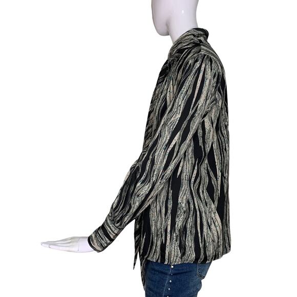 W118 by Walter Baker Blouse Long Sleeve Tie on Neck Size S - Picture 5 of 14